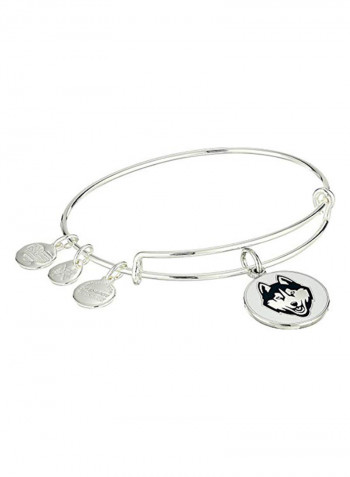 Shiny Silver Plated Charm Bracelet