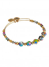 Swarovski Crystal Beaded Gold Plated Charm Bracelet