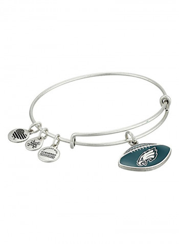 Silver Philadelphia Eagles Charm Bracelet