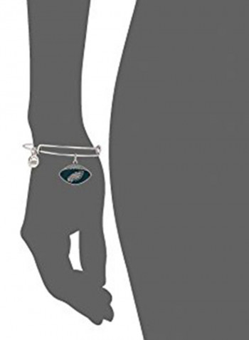 Silver Philadelphia Eagles Charm Bracelet