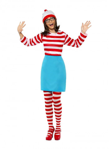 Where Wally Wenda Fancy Costume Set L