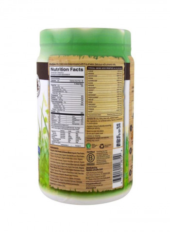 Raw Protein And Greens Organic Plant Formula - Real Raw Chocolate Cacao