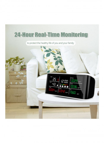 DM69 Portable Air Quality Analyzer Black 19.20 x 5.50 x 8cm