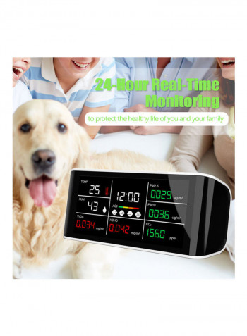 DM69 Portable Air Quality Analyzer Black 19.20 x 5.50 x 8cm