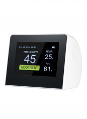 Multi-Functional Air Quality Tester Black/White 100 x 78 x 58millimeter