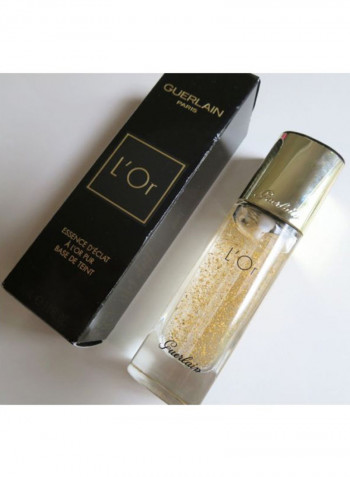 L'or Radiance Concentrate with Pure Foundation  Makeup Base Gold