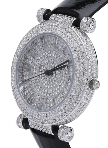 Women's 18K Gold Plated With Crystal Analog Watch P4136