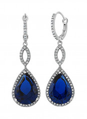 925 Sterling Silver Pear Shape Earrings