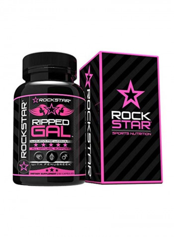 Ripped Gal Pre-Workout Dietary Supplement - 60 Capsules