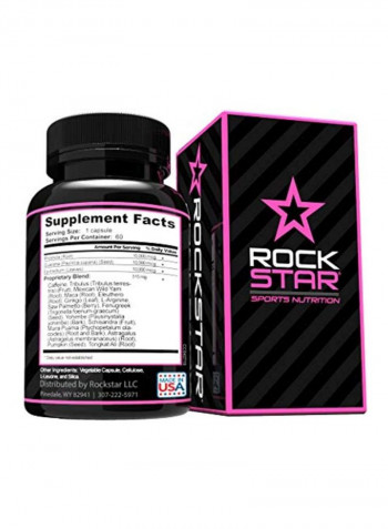Ripped Gal Pre-Workout Dietary Supplement - 60 Capsules