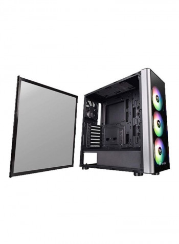 Level 20 MT Motherboard Sync ARGB ATX Mid Tower Gaming Computer Case With Motherboard Sync RGB Fans And 120mm Rear Fan 45.5x20.4x47.1cm Black