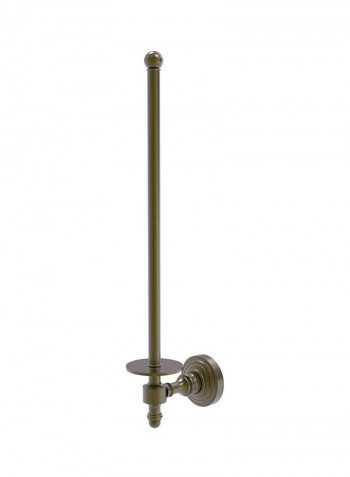 Retro Wave Collection Wall Mounted Paper Towel Holder Silver