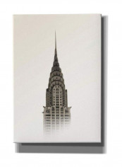 Chrysler Building Giclee Canvas Wall Art Multicolour 12 x 18inch