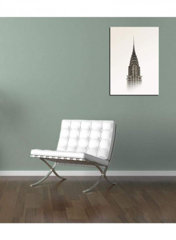 Chrysler Building Giclee Canvas Wall Art Multicolour 12 x 18inch
