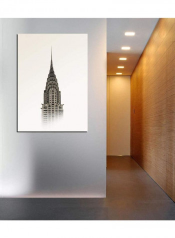 Chrysler Building Giclee Canvas Wall Art Multicolour 12 x 18inch