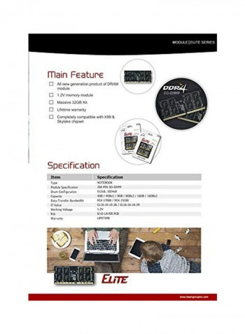 16 Gb  Laptop Memory Module 16GB Multicolour