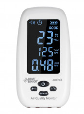 5-In-1 Digital Air Quality Monitor White 0.679kg
