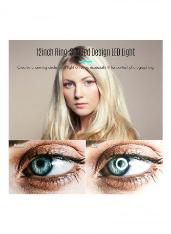 LED Photography Ring Light Set Multicolour