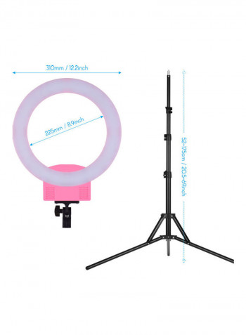 LED Photography Ring Light Set Multicolour