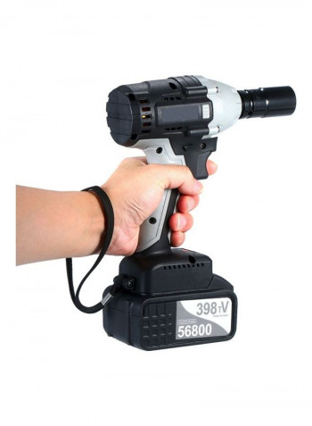 Brushless Cordless Electric Impact Wrench Black/Silver