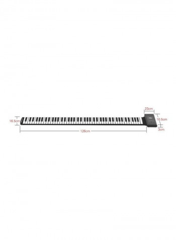 Portable 88 Keys Electronic Keyboard