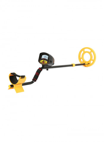 Portable High Sensitivity Underground Metal Detector Black/Yellow