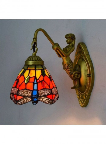 Retro Stained Glass Wall Lamp Multicolour
