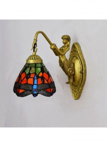 Retro Stained Glass Wall Lamp Multicolour