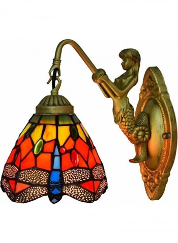 Retro Stained Glass Wall Lamp Multicolour