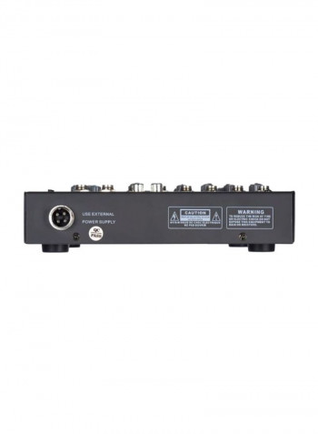 Portable 4-Channel Mic Line Audio Mixer With 3-Band EQ