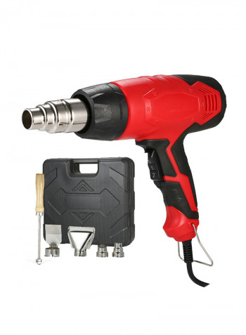 Electric Heat Gun Set Red/Black