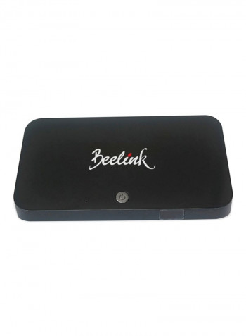 R89 TV Box With Remote Control V798U Black
