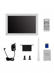 Electronic Lcd Digital Photo Frame Album Kit 10.1inch White