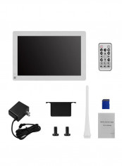 Electronic Lcd Digital Photo Frame Album Kit 10.1inch White