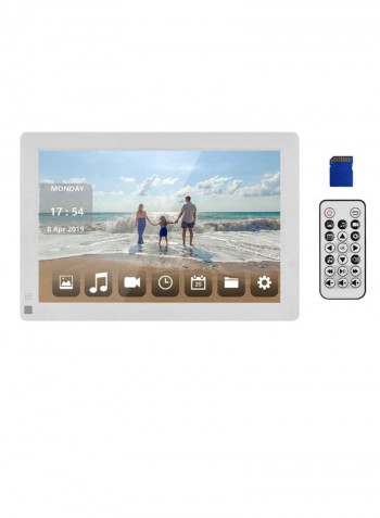Electronic Lcd Digital Photo Frame Album Kit 10.1inch White