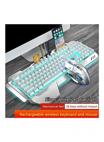 Rechargeable Keyboard With Mouse Set