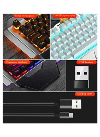 Rechargeable Keyboard With Mouse Set