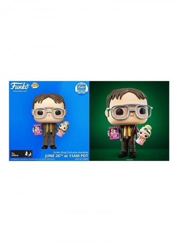Dwight Schrute With Doll Shop 4x7inch
