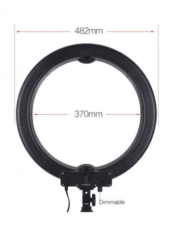 Ring Digital Photographic Studio Light 52.5x48.4x10.5cm White