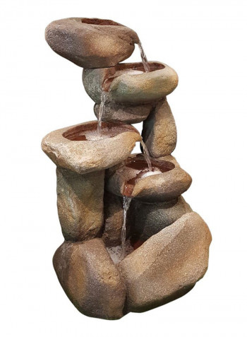 Water Fountain Stone Brown