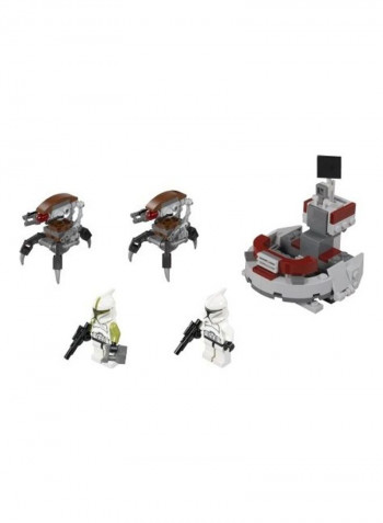 124-Piece Star Wars Clone Troopers Vs Droidekas Building Set