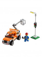 95-Piece City Light Repair Truck Building Set 60054 5x2x1inch