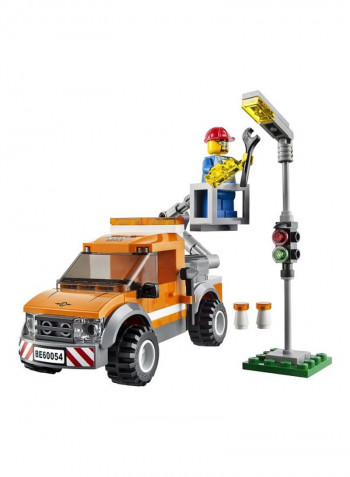 95-Piece City Light Repair Truck Building Set 60054 5x2x1inch