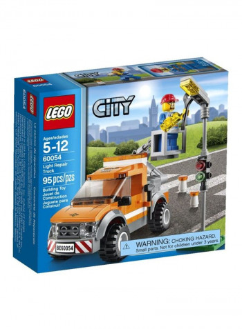 95-Piece City Light Repair Truck Building Set 60054 5x2x1inch