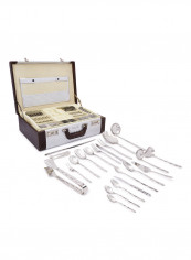 Zolten 128 Piece Satin Cutlery Set Multicolour Standard