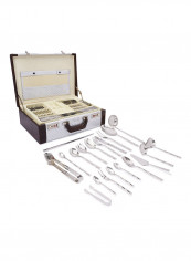 Zolten 128 Piece Satin Cutlery Set Multicolour Standard
