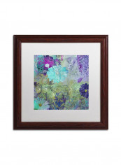 Kismet Wooden Framed Wall Art Multicolour 16 x 16inch