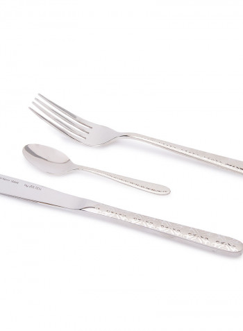 Zolten 128 Piece Satin Cutlery Set Multicolour Standard