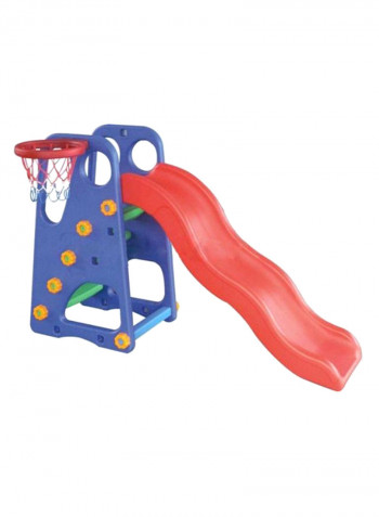 2 In 1 Play Slide With Basketball Game
