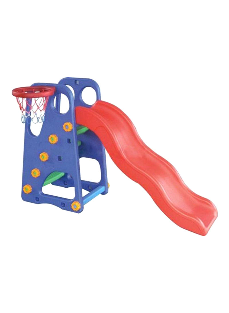 2 In 1 Play Slide With Basketball Game